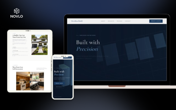 Builder and service business website demo
